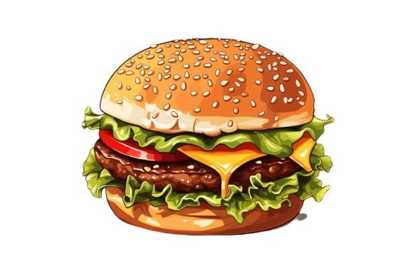 Download Fast Food Burger Clipart Png - Burger clipart Collection