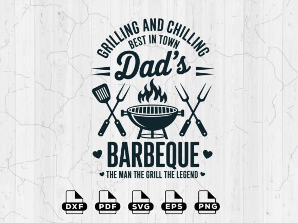 Download BBQ SVG, Dad's Bar and Grill Cut Files - Grill Collection