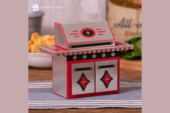 Download BBQ Grill Gift Treat Box SVG - Grill Collection