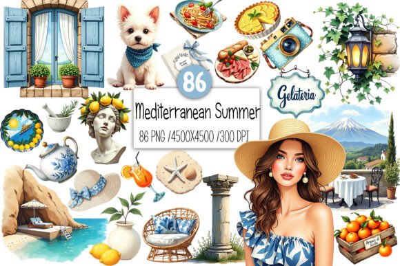 Download Summer Mediterranean Clipart - Mediterranean clipart Collection