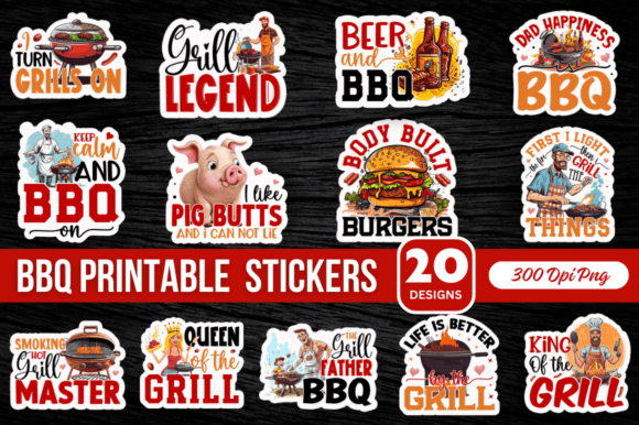 Download Barbeque Stickers Bundle,Grill Png - Premium Resources