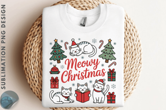Download Meowy Christmas PNG - Premium Bundle