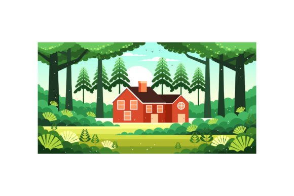 Download Forest Home Nature Illustration - Nature illustration Collection