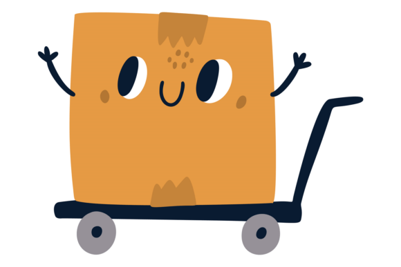 Download Delivery Box Ride on Warehouse Cart. Shi - Warehouse Collection